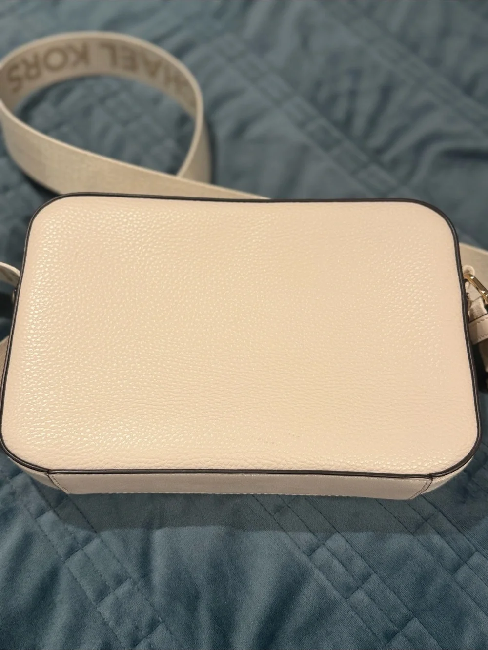 Michael Kors Jet Set Cream Crossbody Camera Bag